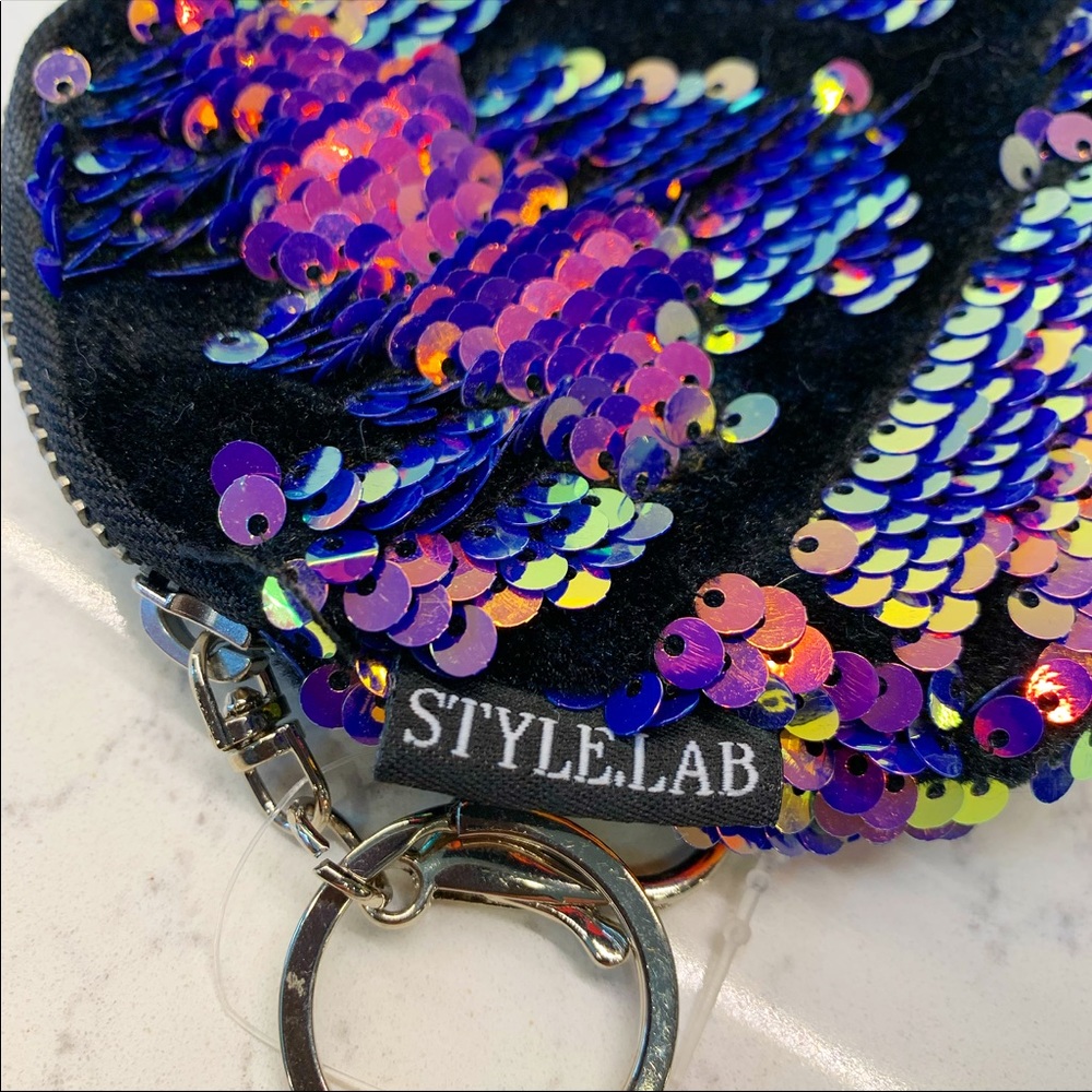 Crewcuts Sequin Pouch Key Fob - Picture 4 of 6